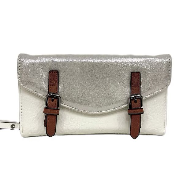 Grand portefeuille blanc