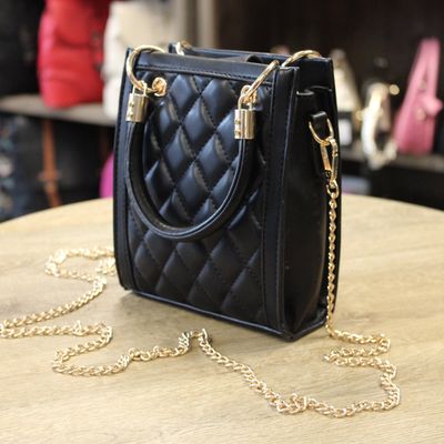 Mini sac à main noir