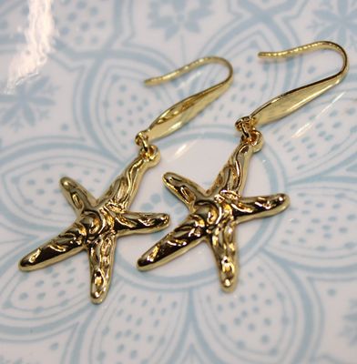 Boucles d&#39;oreilles &quot;ETOILE DE MER&quot; en acier