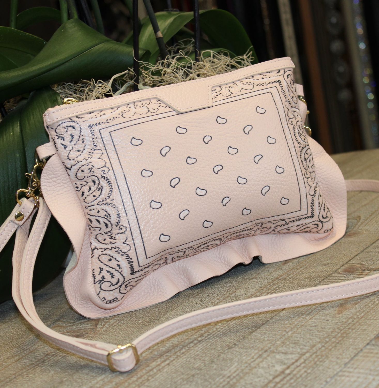 Sac à bandoulière en cuir