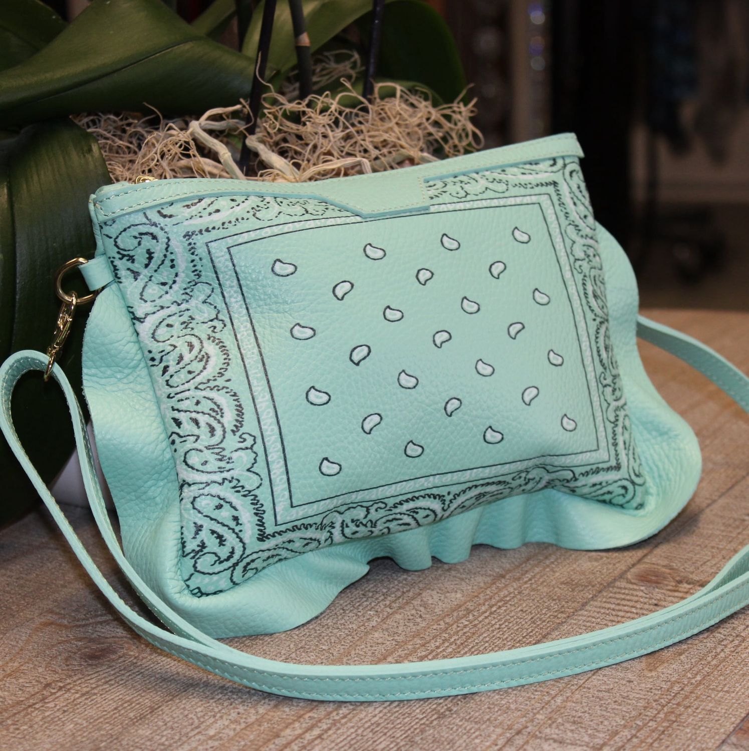 Sac à bandoulière en cuir