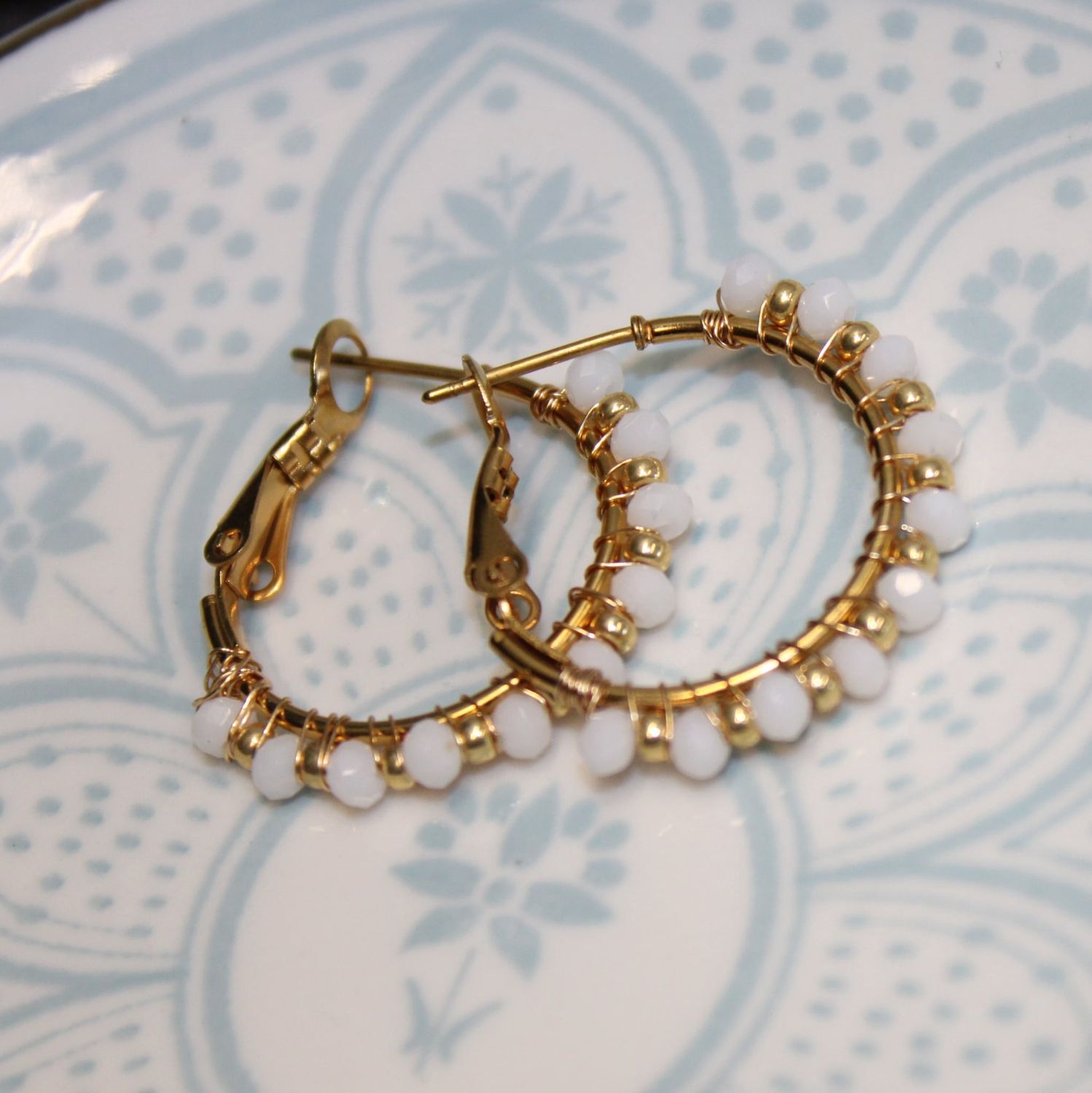 Boucles d&#39;oreilles en acier
