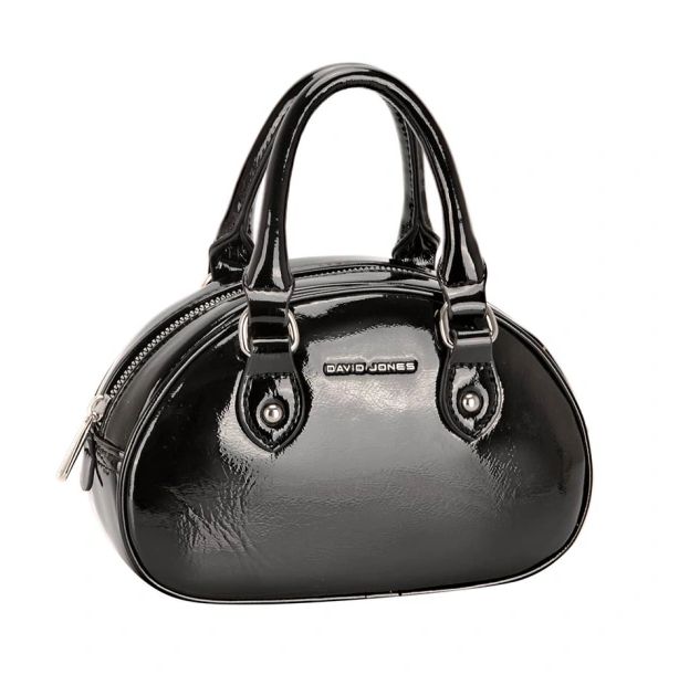 Petit sac à main vernis noir