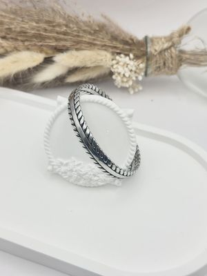 Bracelet rigide en acier pour homme