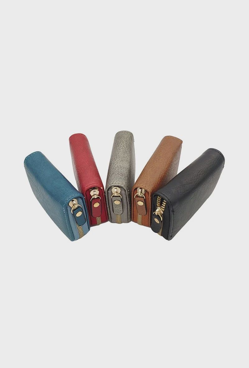 Porte-carte accordéon - kaki