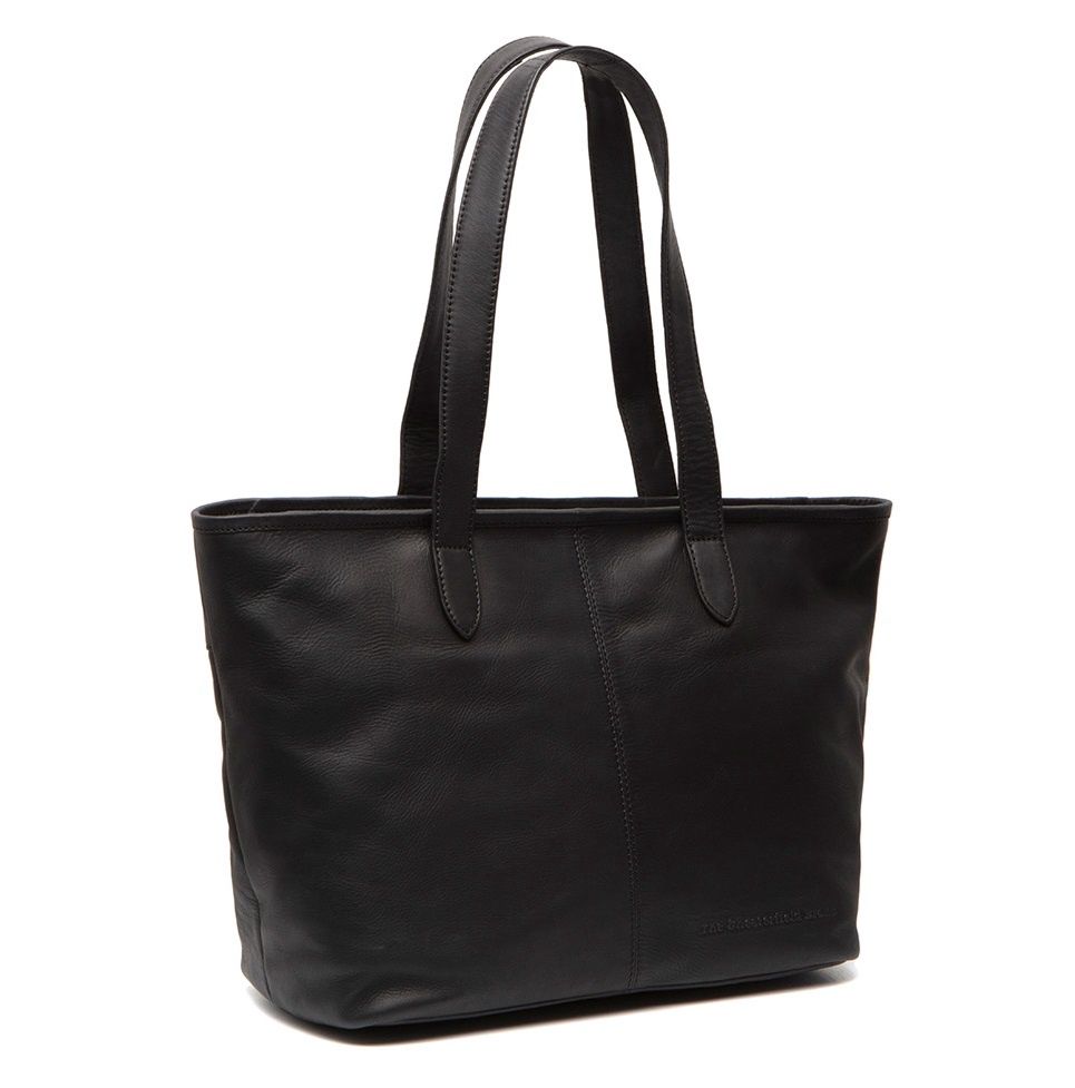 Grand sac cabas MONZA en cuir noir