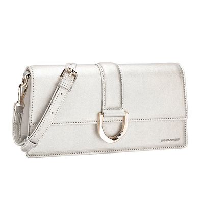 Pochette bandoulière argenté