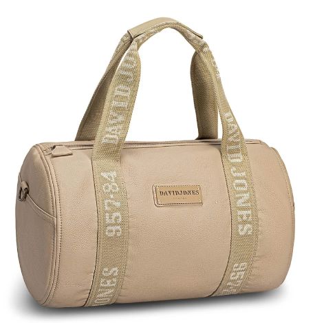 Sac polochon taupe