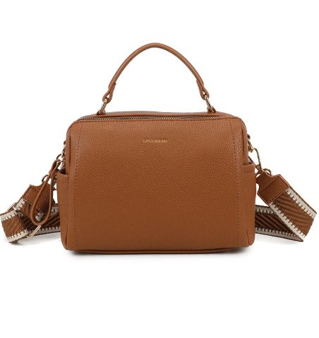 Sac à main bandoulière camel