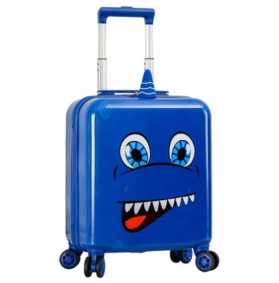 Valise enfant en polycarbonate bleu