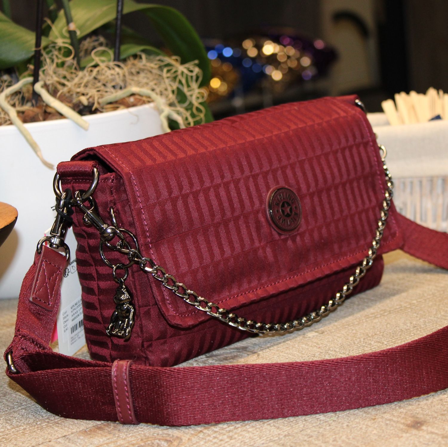 Sac bandoulière ARAS UP Maroon Tile JQ
