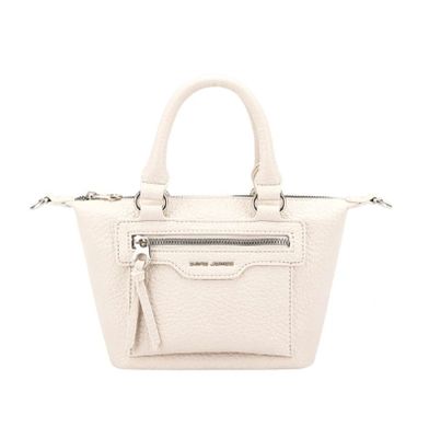 Petit sac en cuir synthétique ivoire