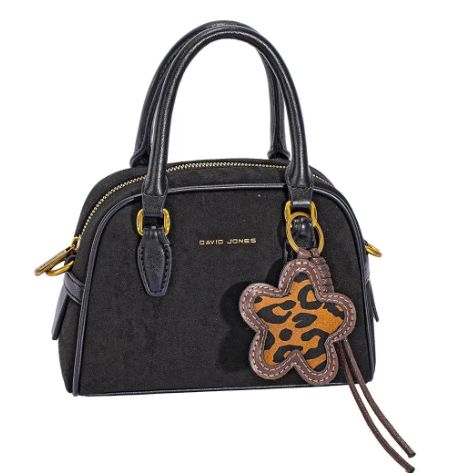 Sac effet velours noir