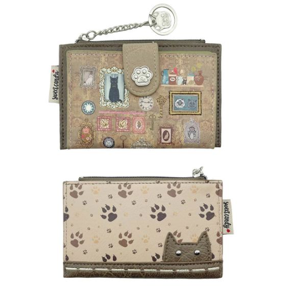 Portefeuille &quot;Little Kat&quot; kaki