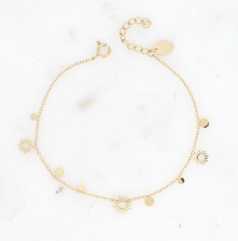 Bracelet fin en acier inoxydable doré