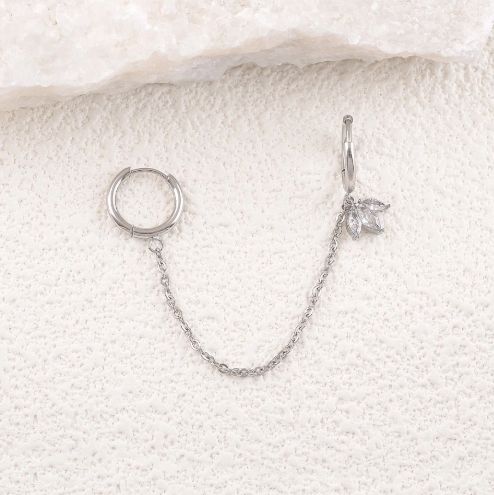 Mono-boucles en acier avec 3 oxydes de zirconium