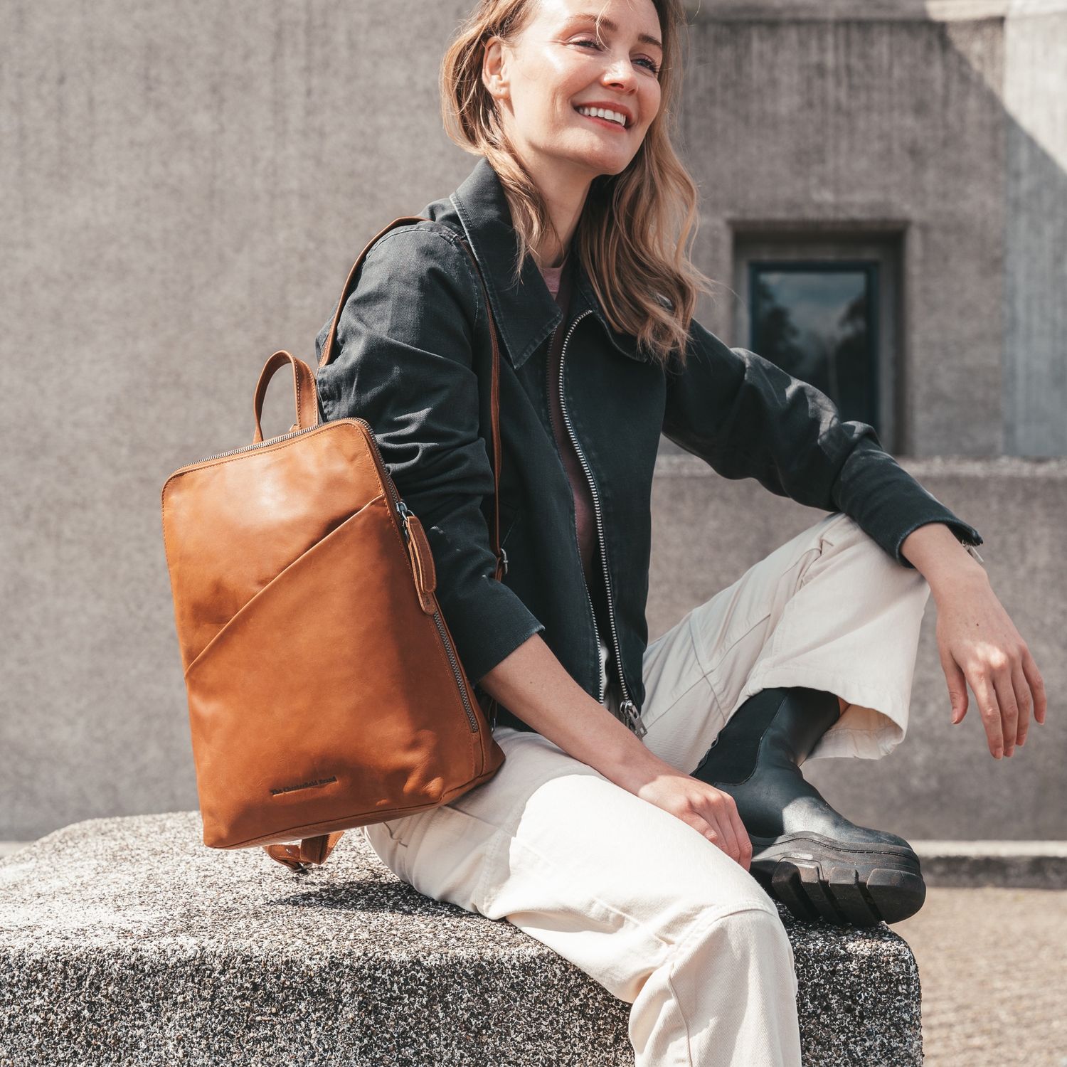 Sac à dos AMANDA cognac