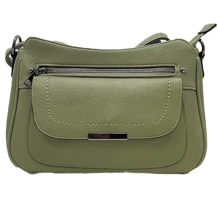 Sac multipoches vert amande