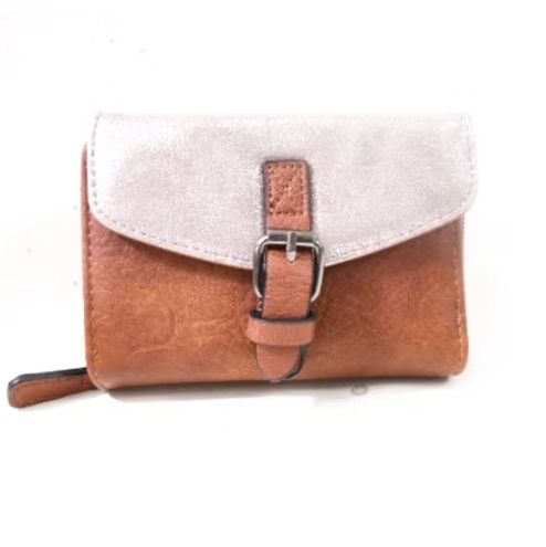 Petit portefeuille cognac