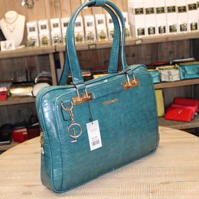 Sac à ordinateur Billie bleu pétrole