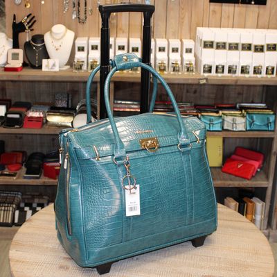 Sac trolley BILLIE bleu pétrole