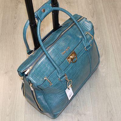 Sac trolley BILLIE bleu pétrole