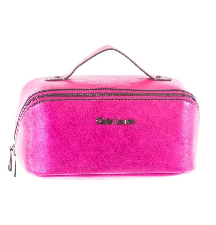 Beauty Case BAILEY fuchsia satiné