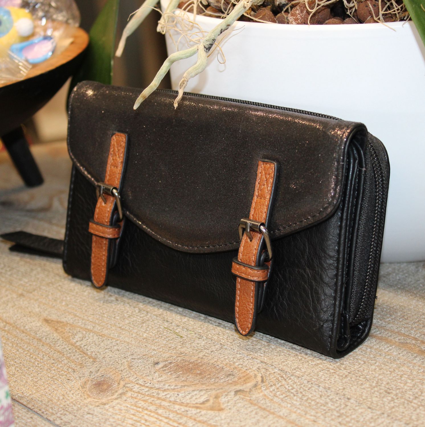 Grand portefeuille noir