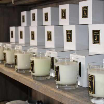 Bougie parfumé senteur Caramel Framboisé