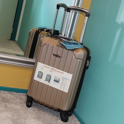 Petite valise en ABS champagne