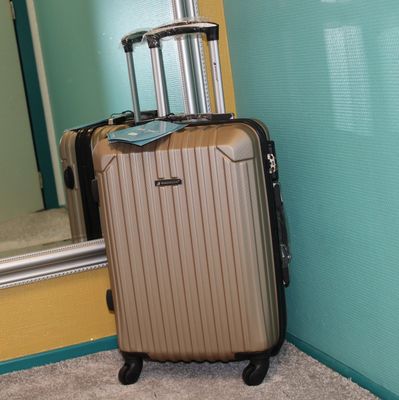 Valise cabine en ABS champagne