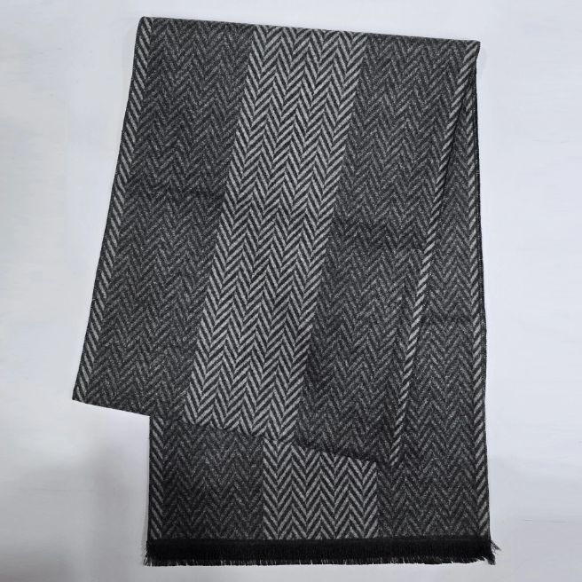 Echarpe en laine pour homme - Gris