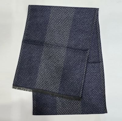 Echarpe en laine pour homme - Bleu