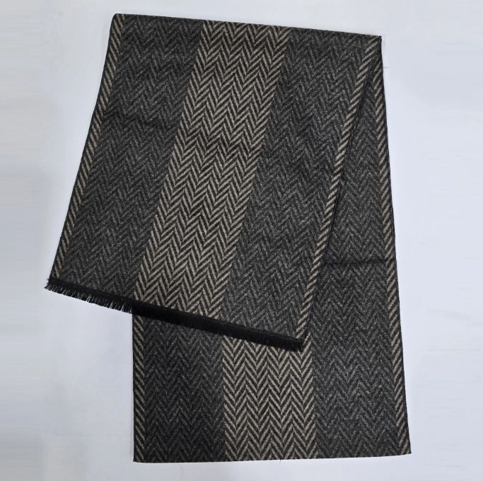 Echarpe en laine pour homme - Taupe