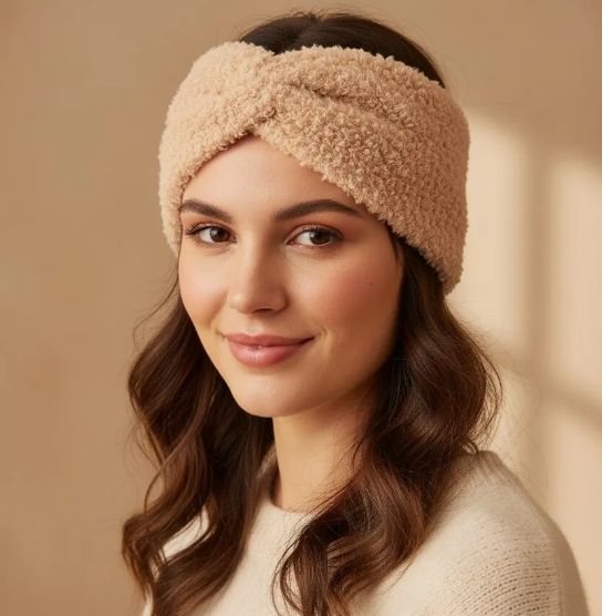 Bandeau moumoute - Camel