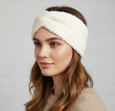 Bandeau moumoute - Blanc