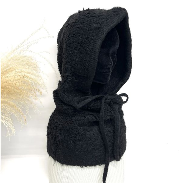 Cagoule chaude - Noir