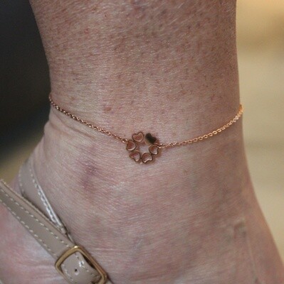 Bracelet de cheville acier