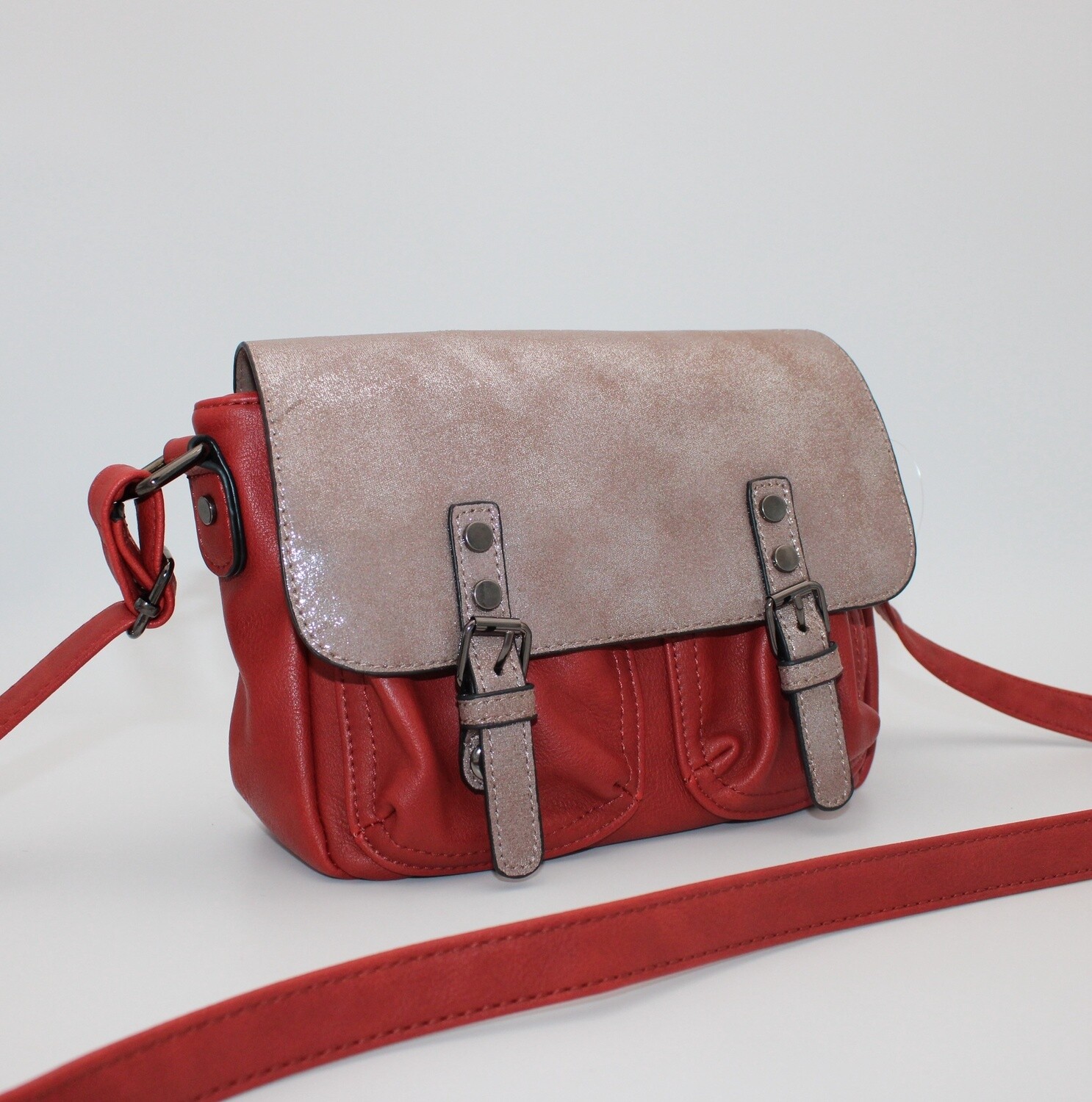 Sac bandoulière brique (petit format)
