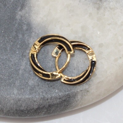 Boucles d'oreilles en plaqué or~