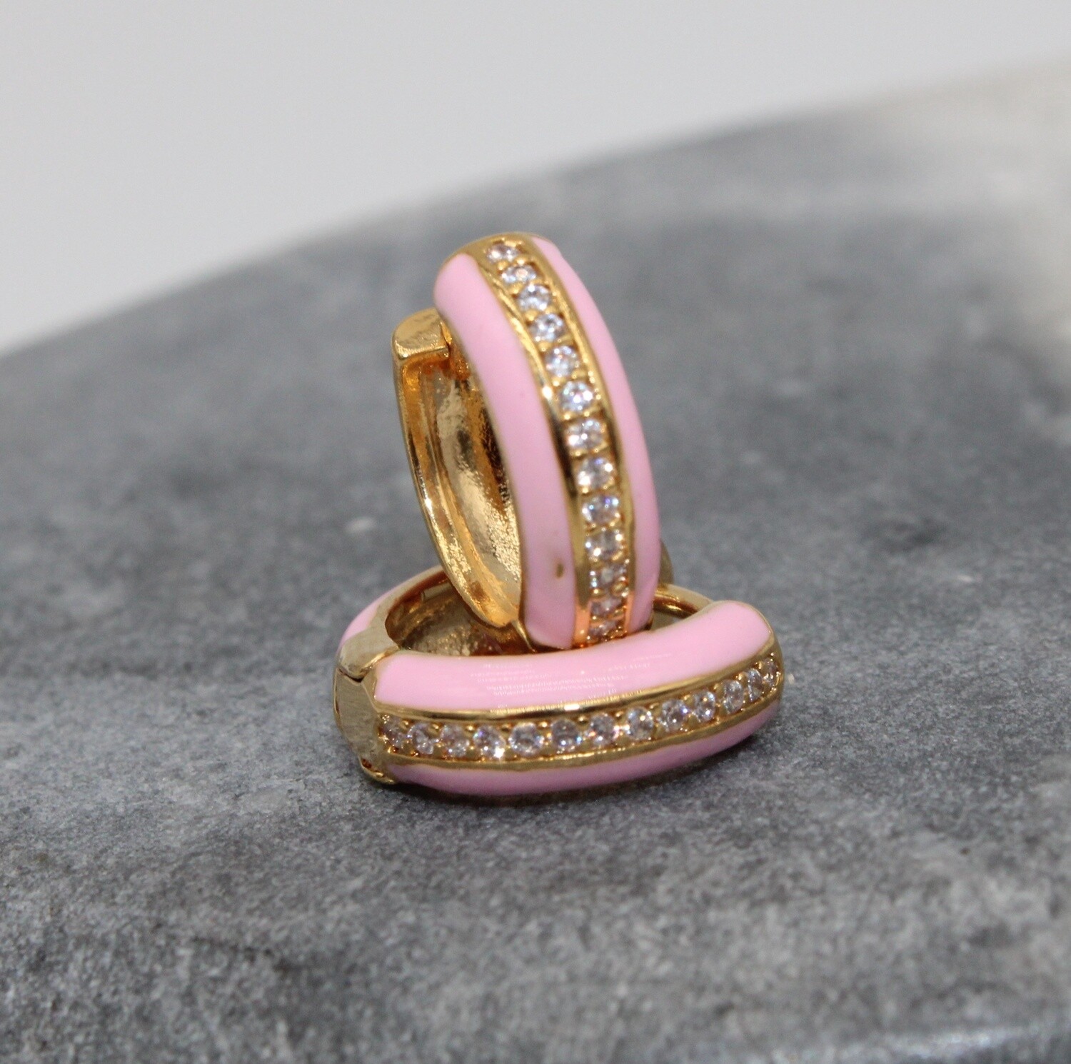 -Boucles d'oreilles en plaqué or-
