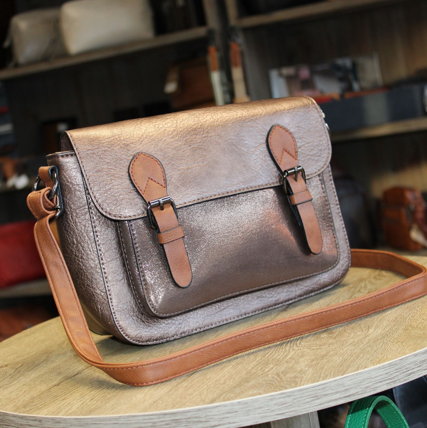 Sac écolier bronze