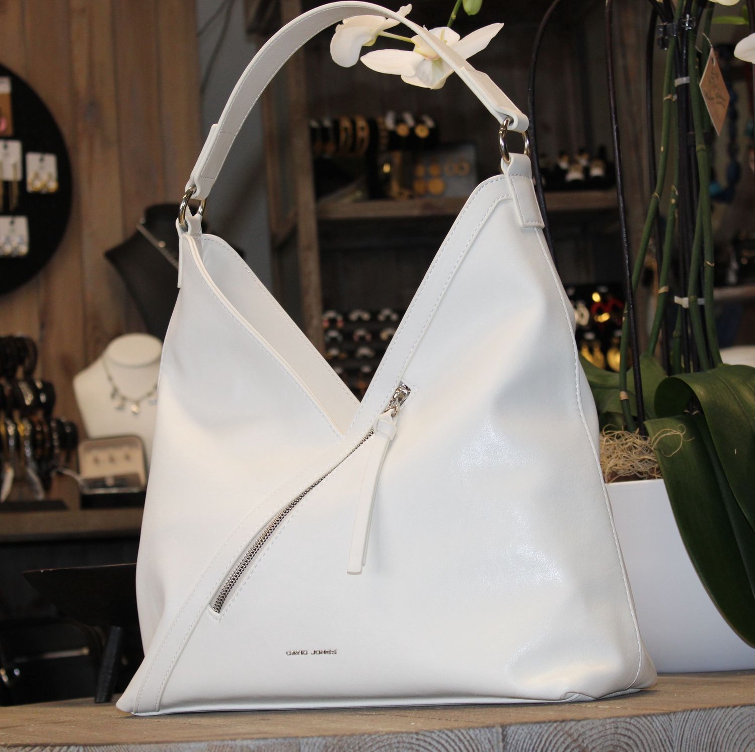 Sac épaule blanc