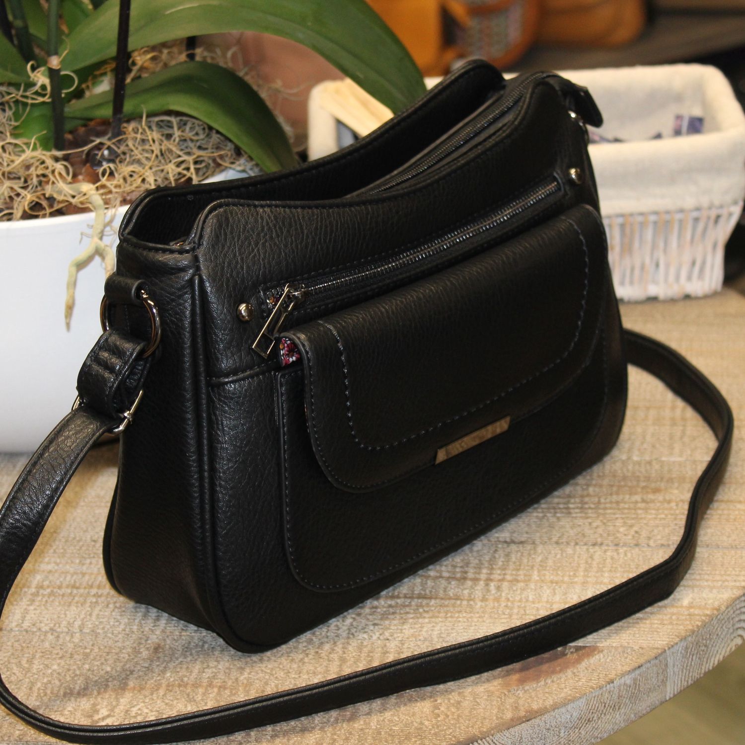 Sac multipoches noir