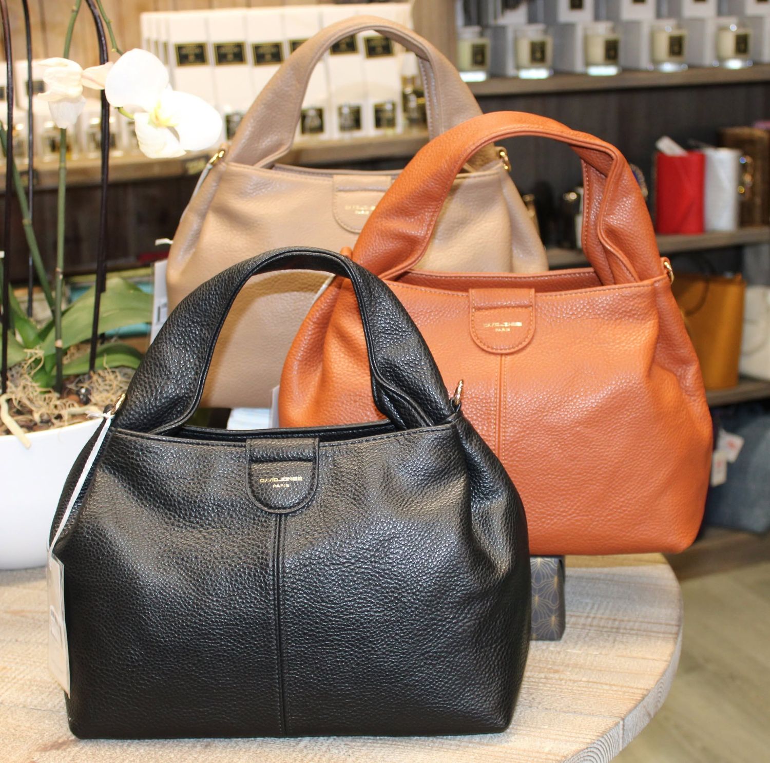 Sac tendance en similicuir noir