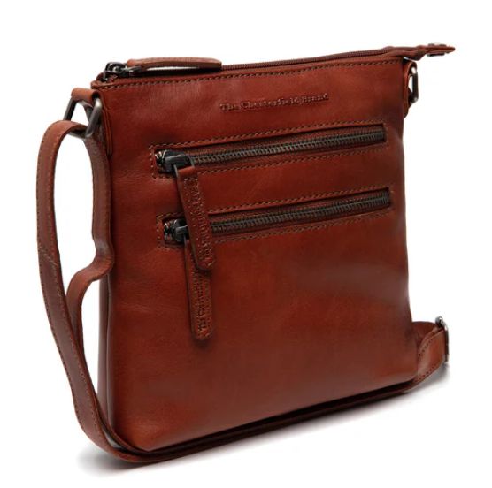 Sacs bandoulière SIENA en cuir cognac