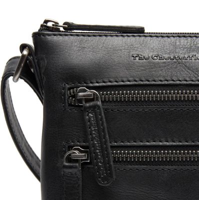 Sacs bandoulière SIENA en cuir noir