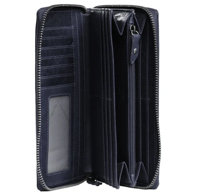 Grand portefeuille HAVANA bleu