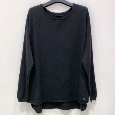 Pull Basique en Maille Fine – Élégance et Confort - Noir