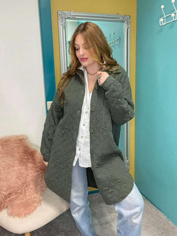 Surchemise 100% coton - Kaki